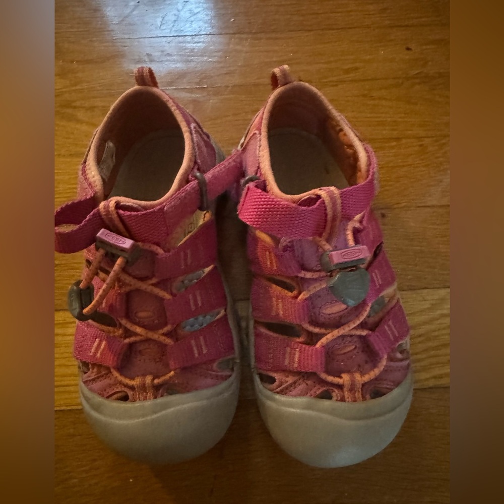 Keen Kids Sandals in Pink and Tan